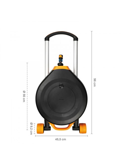 Fiskars Performance XL automata tömlőkocsi kerekekkel Q4  (1025933) 