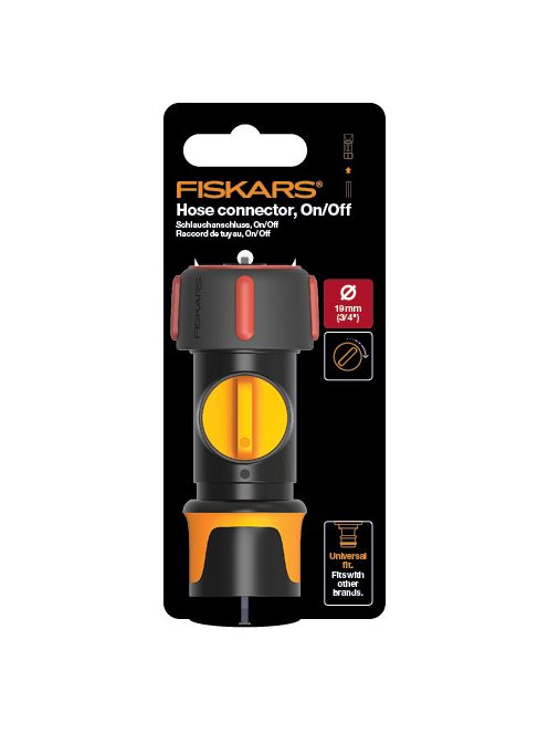 Fiskars Tömlőcsatlakozó Be/Ki 19 mm (3/4”) (1027087) 19 mm (3/4”)