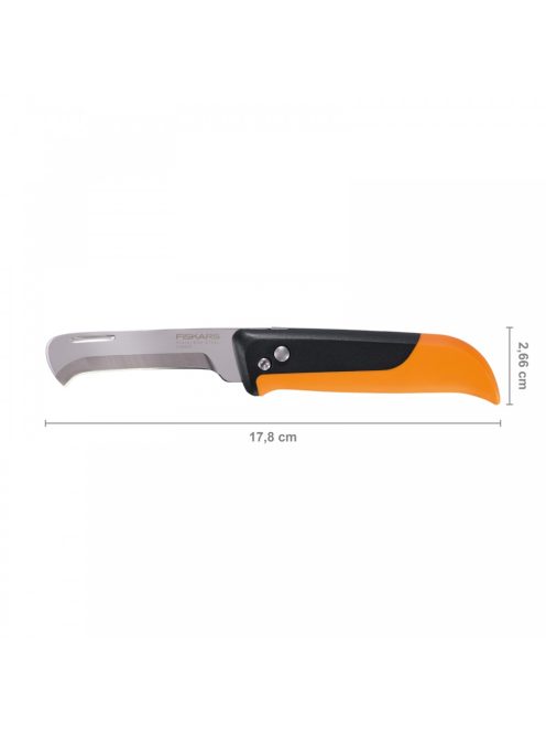 Fiskars X-series™ összecsukható betakarító kés K80 - 25 év garanciával (1062819)
