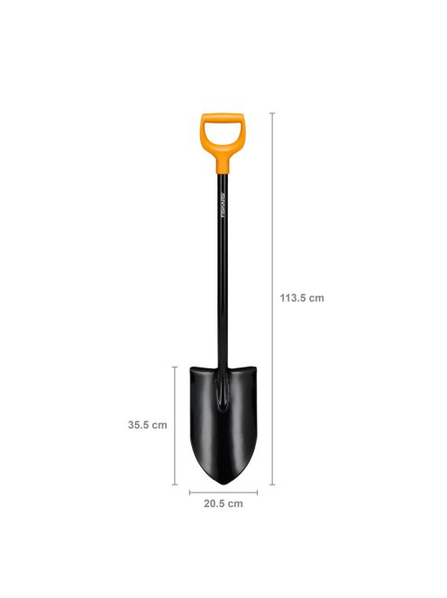 Fiskars Solid+ hegyes ásó (XL fej)