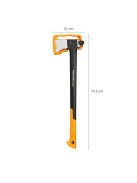 Fiskars X28 hasítófejsze - M + ajándék élező