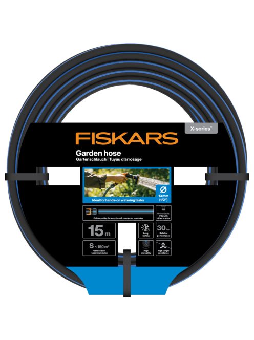 Fiskars X-series Kerti tömlő 13mm (1/2”) 15m