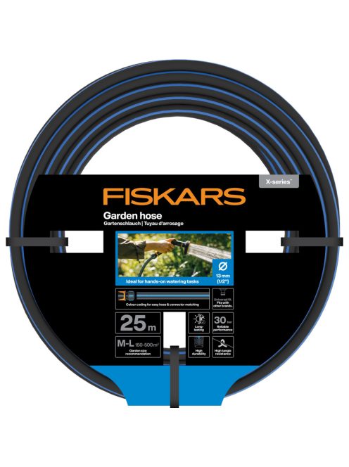 Fiskars X-series Kerti tömlő 13mm (1/2”) 25m