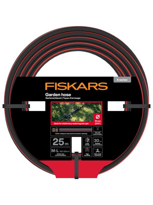 Fiskars X-series Kerti tömlő 19mm (3/4”) 25m